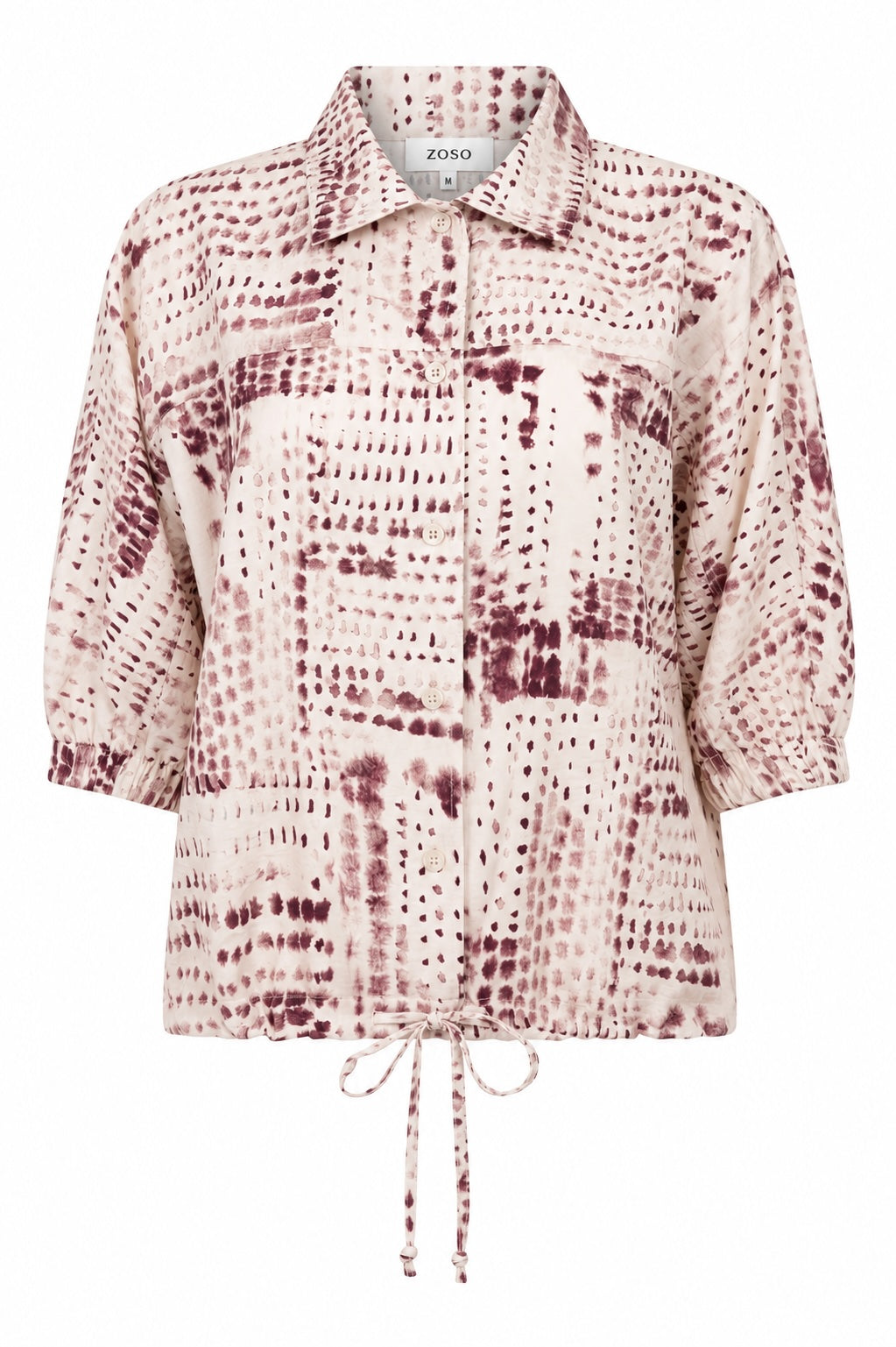 Barbara | Ivory-bordeaux