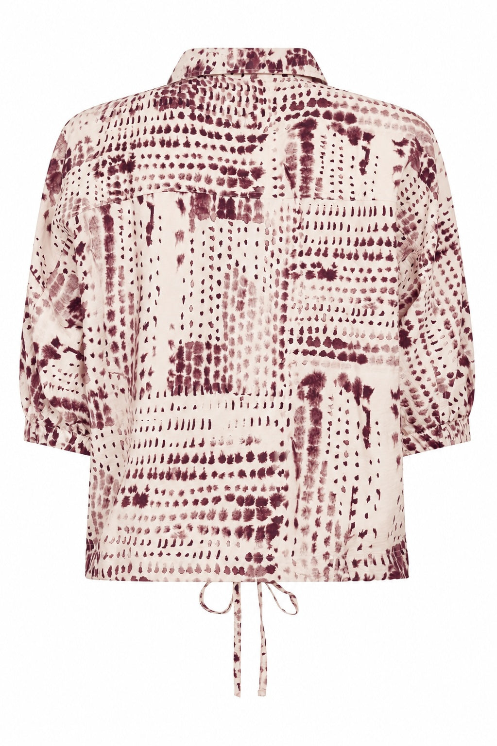 Barbara | Ivory-bordeaux