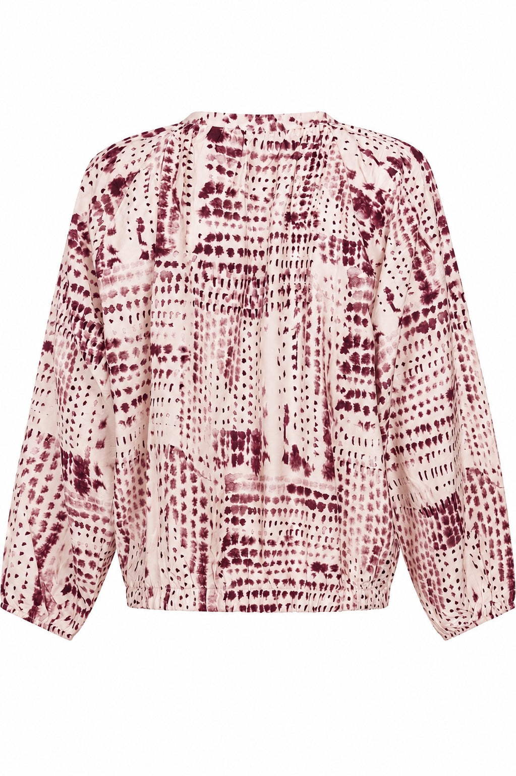 Naomi | Ivory-bordeaux