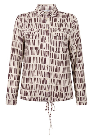 Pia | Ivory-bordeaux
