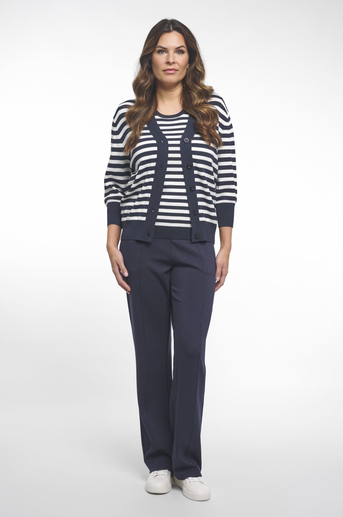 Monica | white/navy