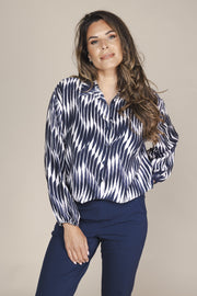 Nadia | navy-off white